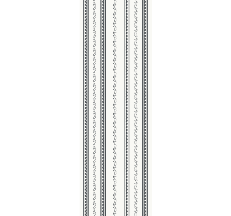 Elegant stripete motiv tapet striper - Tenstickers