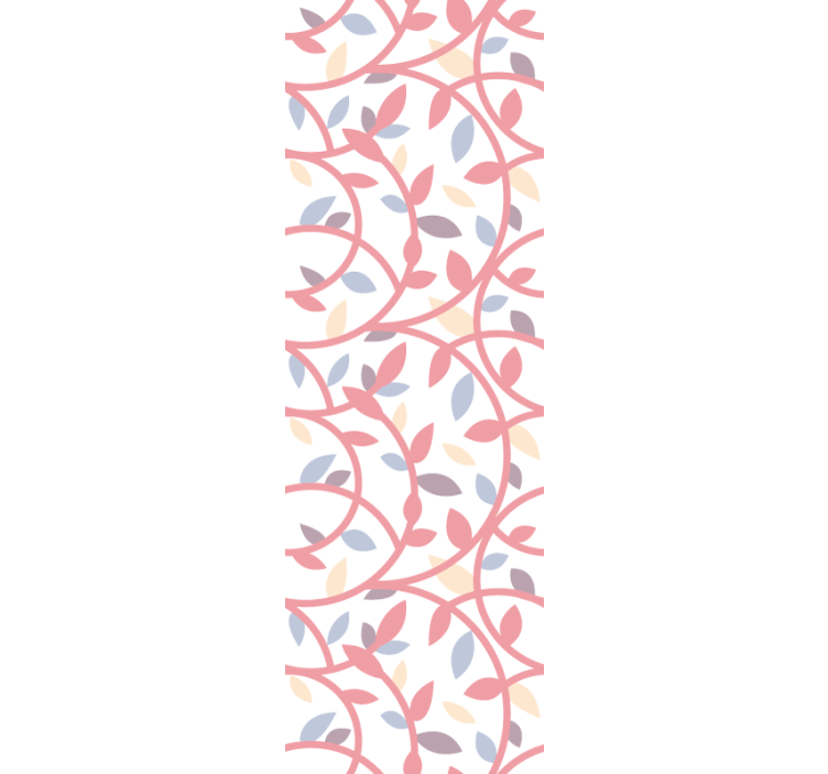 Sammenflettede vinstokker tapet pynt - Tenstickers