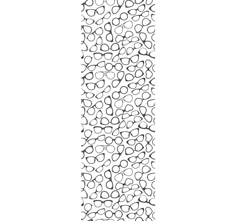 Brillemønster tapet geometriske former - Tenstickers