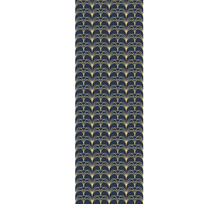 Art deco buer tapet geometriske former - Tenstickers