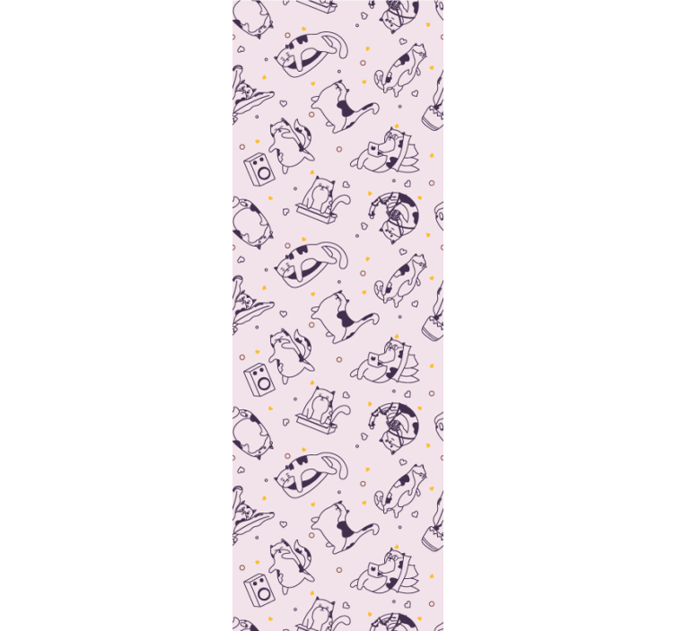 Leken strekkunst tapet baby - Tenstickers