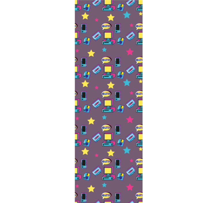 Retro gaming estetikk tapet tilpasset - Tenstickers