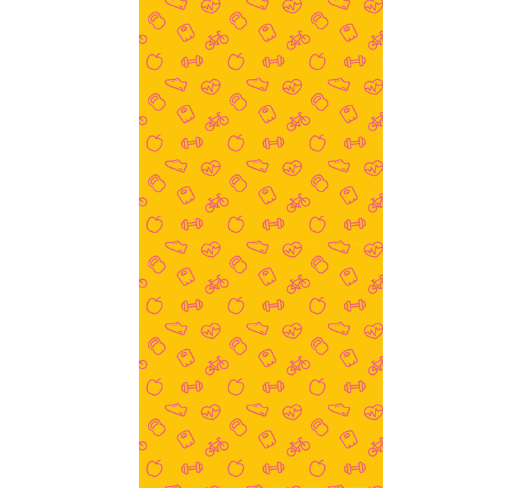 Doodle ikoner mønster tapet kjøkken - Tenstickers