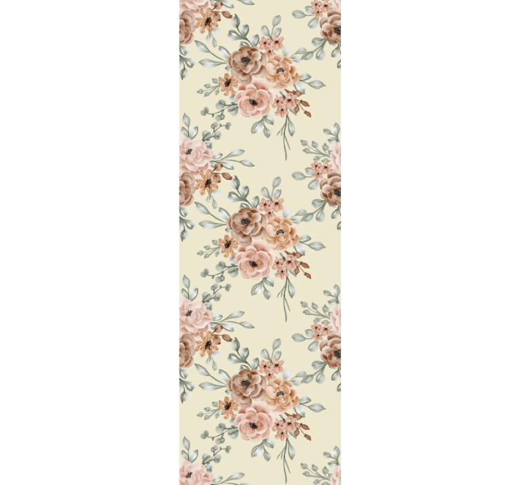 Romantiske store oljemaleriroser tapet blomster - Tenstickers