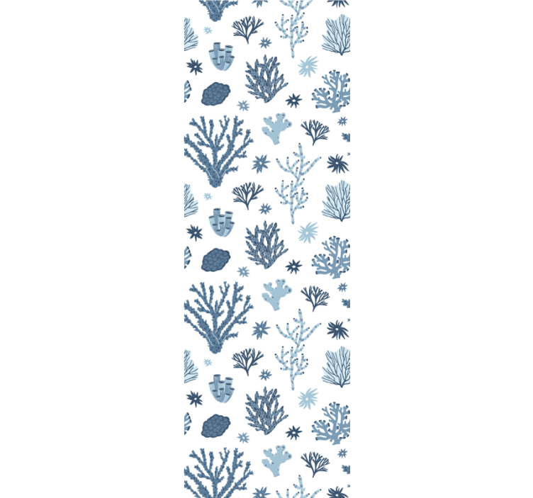 Oseaniske floramønstre tapet natur - Tenstickers