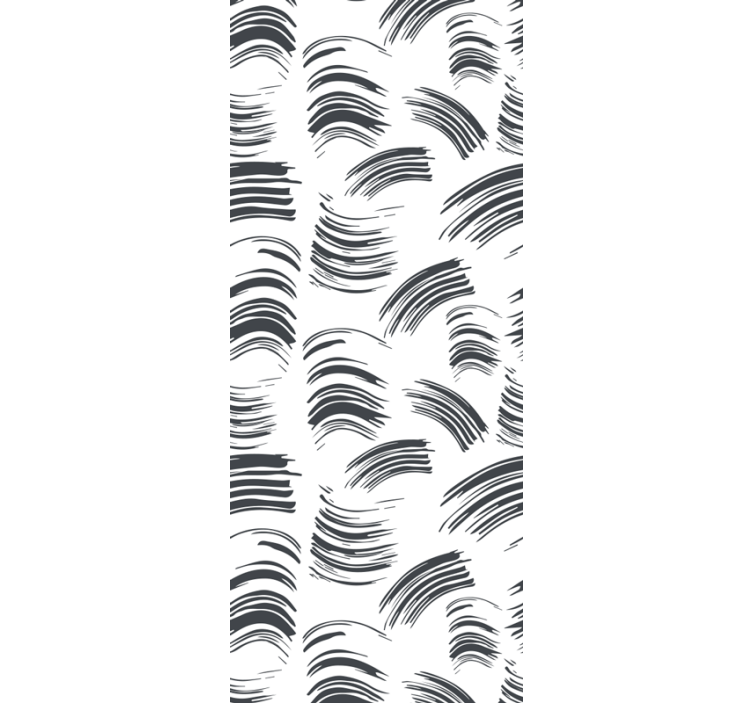 Dynamiske penselstrøk tapet 3D - Tenstickers