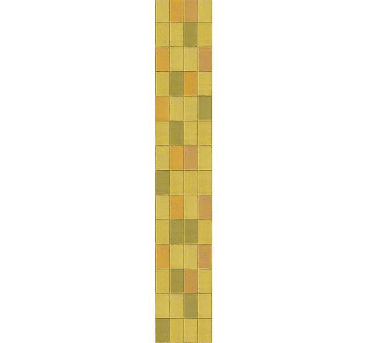 Varme gule nyanser tapet fliser - Tenstickers