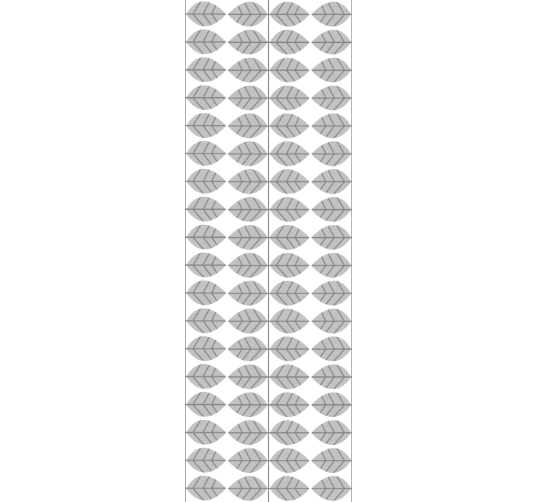 Grasiøs løvsammensetning tapet spiserom - Tenstickers