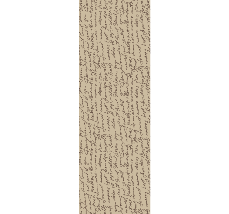 Elegant manusskriving tapet bokstaver - Tenstickers