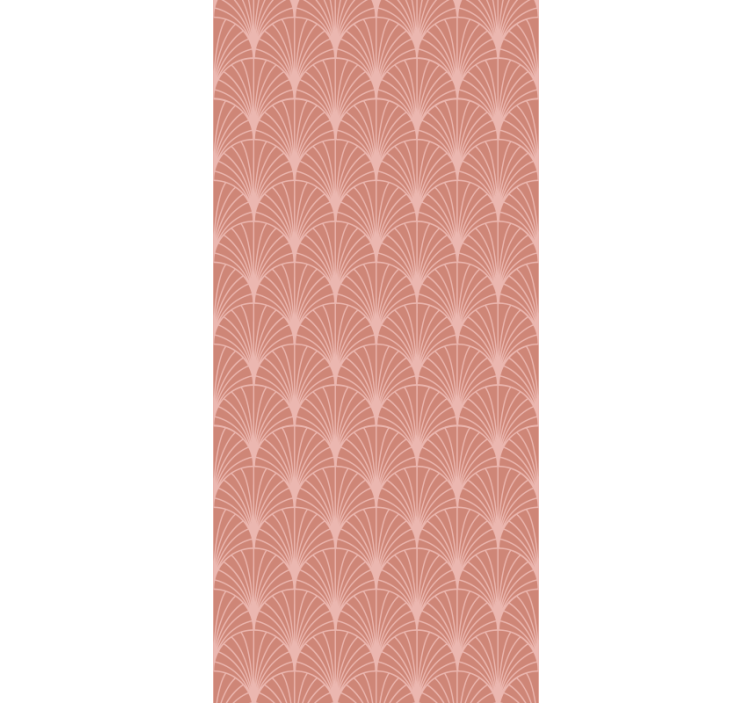 Elegante vifteformer tapet kunst - Tenstickers