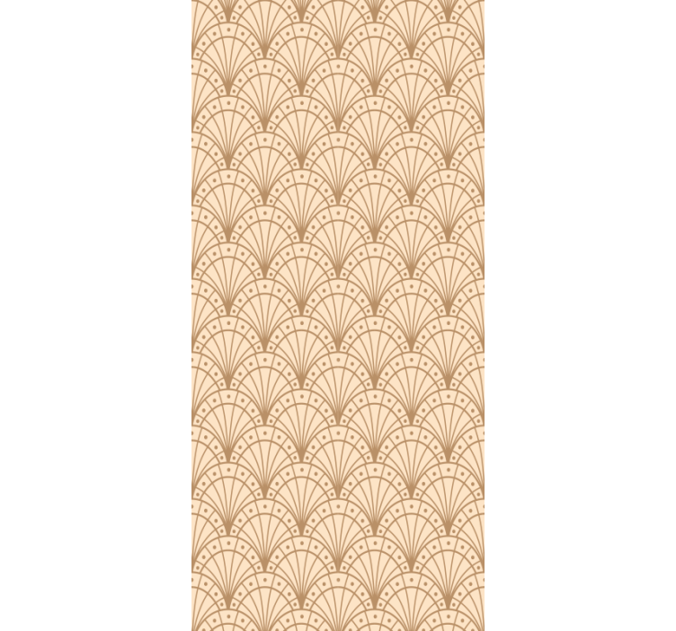 Elegant viftemotiv tapet kontor - Tenstickers