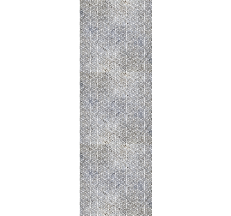 Geometrisk sement industriell dekor tapet betong - Tenstickers