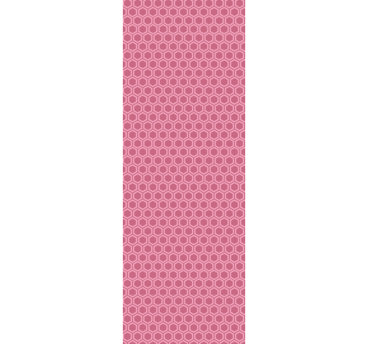 Honeycomb teksturert bakgrunn tapet sirkler - Tenstickers