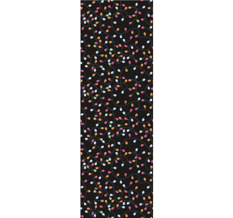 Festlige lysmønstre jul tapet - Tenstickers