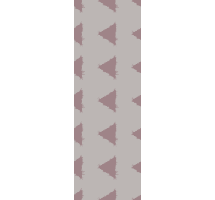 Stilisert trekantet mønster tapet geometriske former - Tenstickers