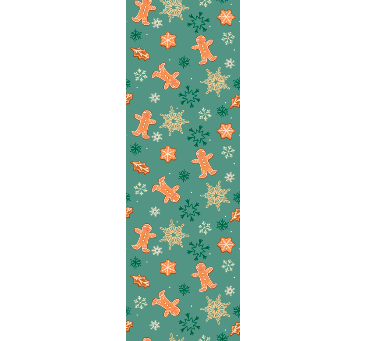 Pepperkake ferie tema jul tapet - Tenstickers