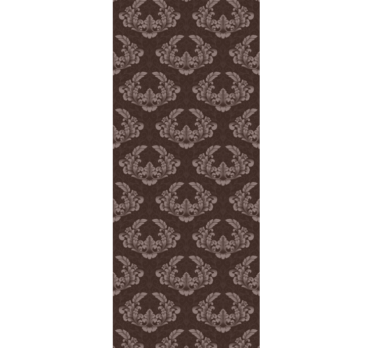 Klassiske blomstermønstre tapet barokk - Tenstickers