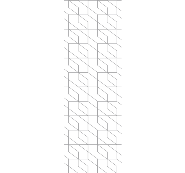 Stilig mønstret design tapet geometriske former - Tenstickers