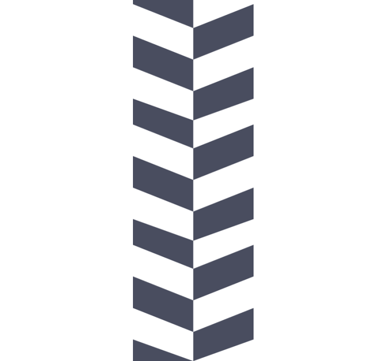 Chevron pilformer tapet geometriske former - Tenstickers