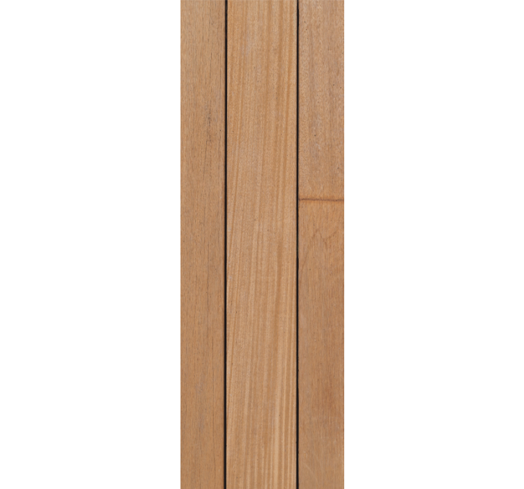 Brune enkle planker tapet tre - Tenstickers