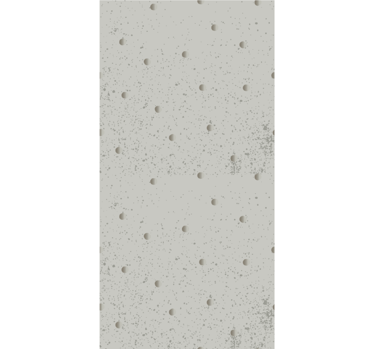 Skandinavisk grå prikkemønster tapet soverom - Tenstickers