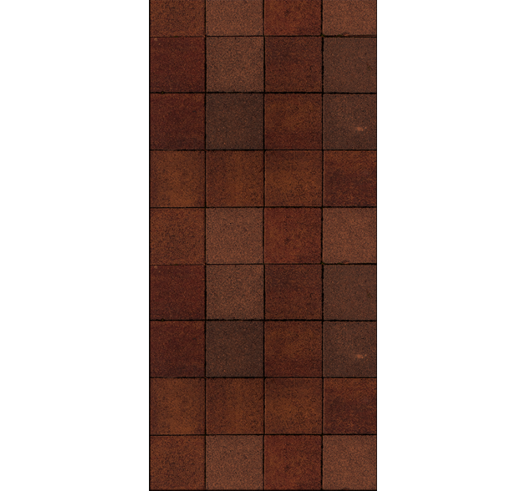 Strukturert brunt motiv tapet fliser - Tenstickers