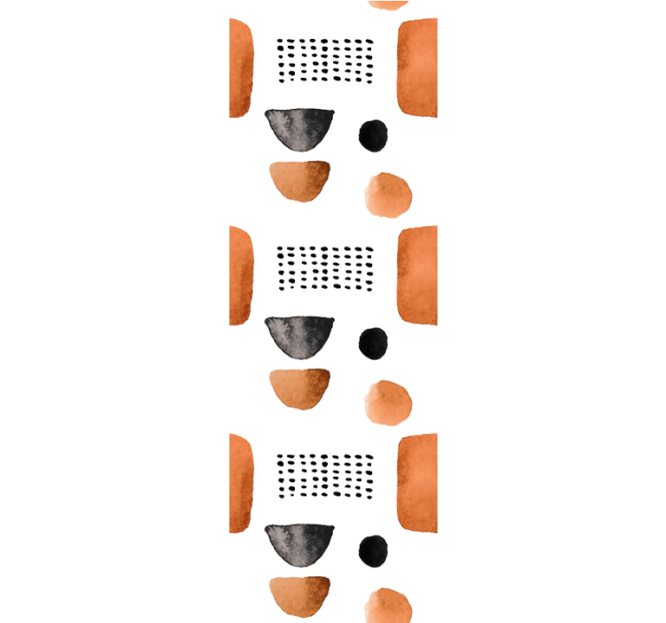 Moderne formmønstre tapet geometriske former - Tenstickers