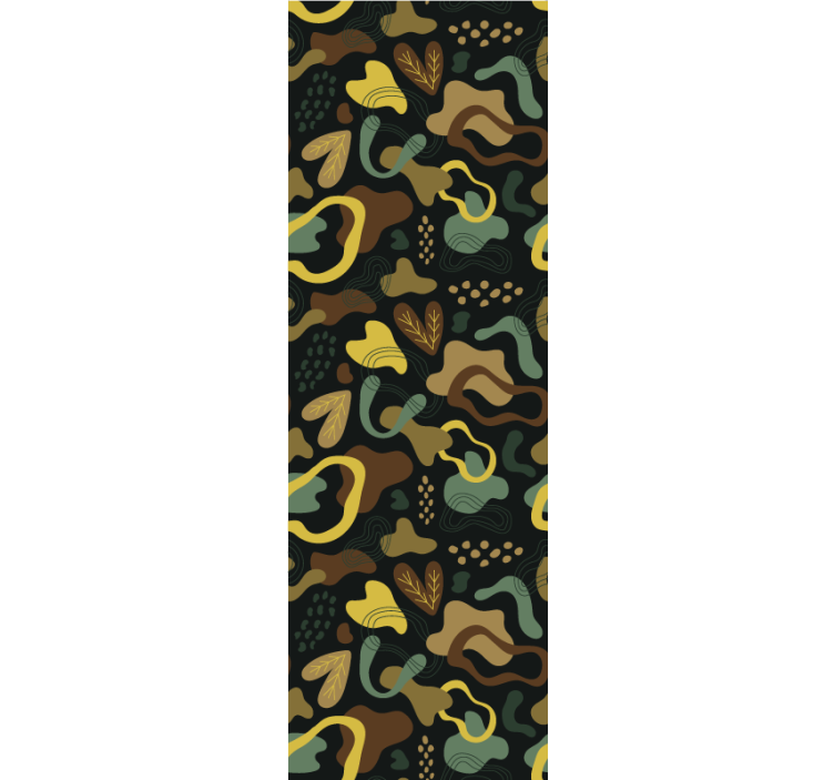 Organiske formmønstre tapet abstrakt - Tenstickers