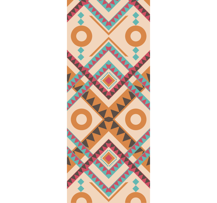 Flerfarget diamantmønster tapet annet - Tenstickers