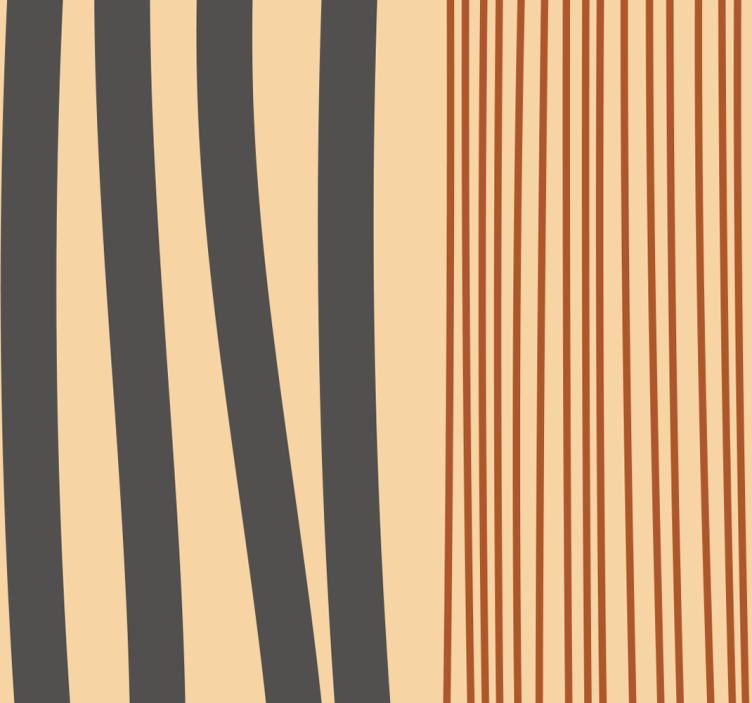 Bohemsk stripedesign tapet stue - Tenstickers