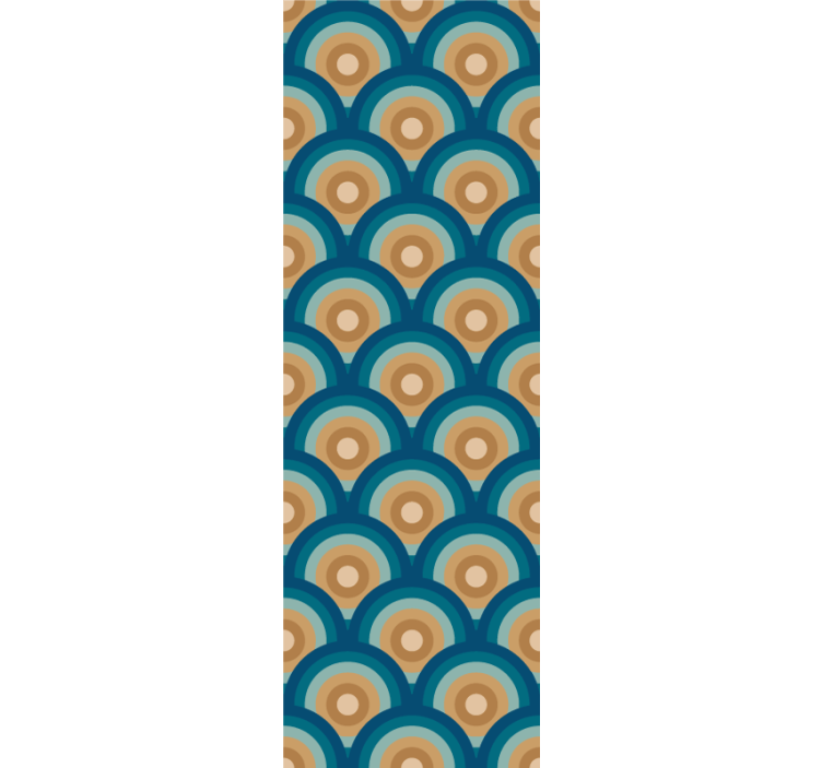 60-talls sirkler vintage tapet - Tenstickers