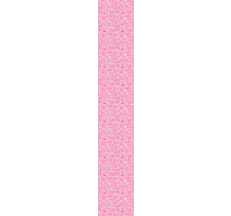 Jenter ansikter kunst tapet - Tenstickers