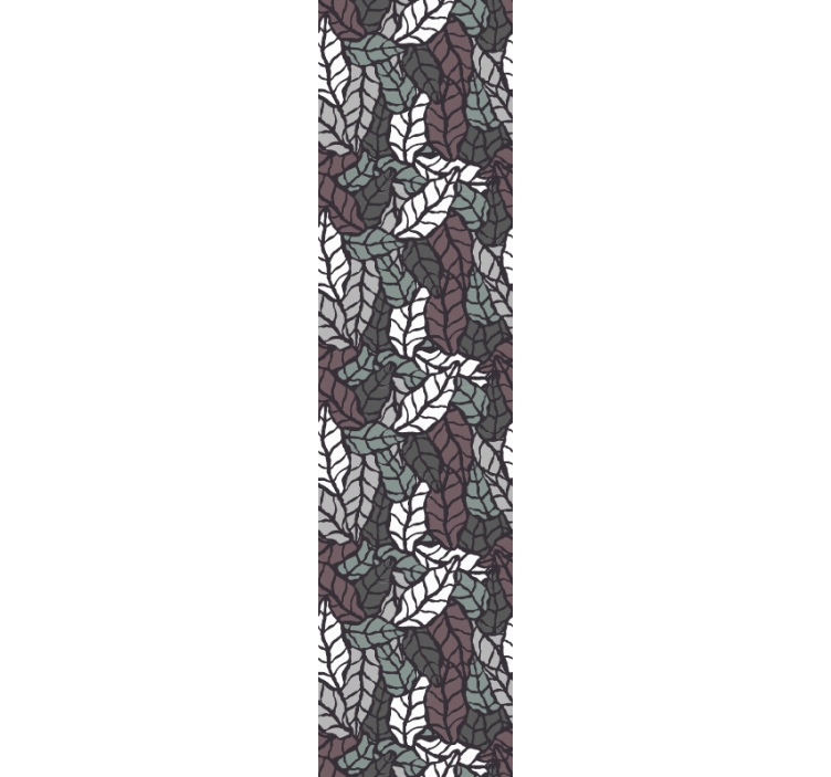 Klassisk tapet med blader natur - Tenstickers