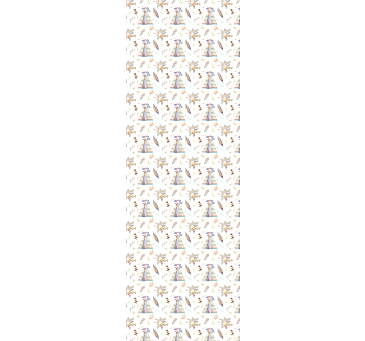 Tipi barneroms tapet - Tenstickers