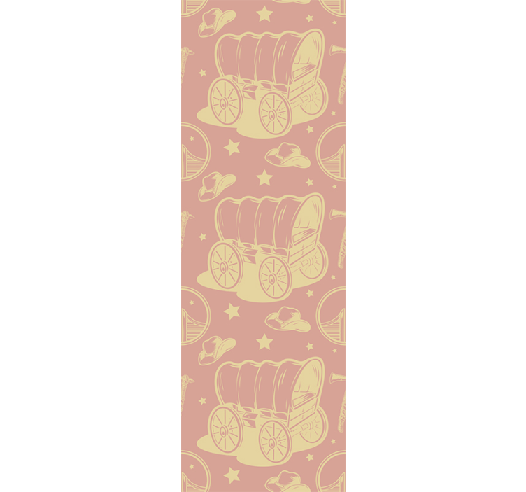 Cowboy vogn soverom tapet - Tenstickers