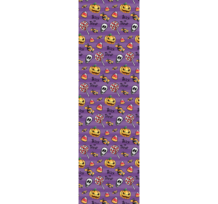 Skumle godbiter-tema Halloween tapet - Tenstickers