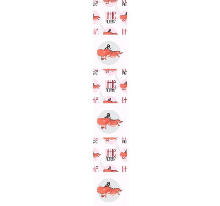 Grense stil med søte drager dyr tapet - Tenstickers