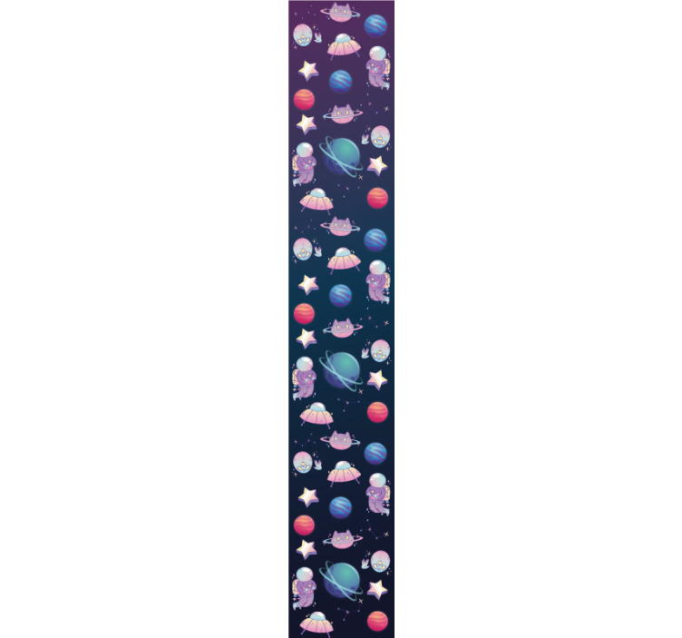 Tilkoblede planeter barn tapet - Tenstickers