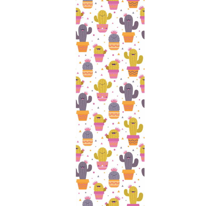 Baby glad kaktus tapet barn - Tenstickers