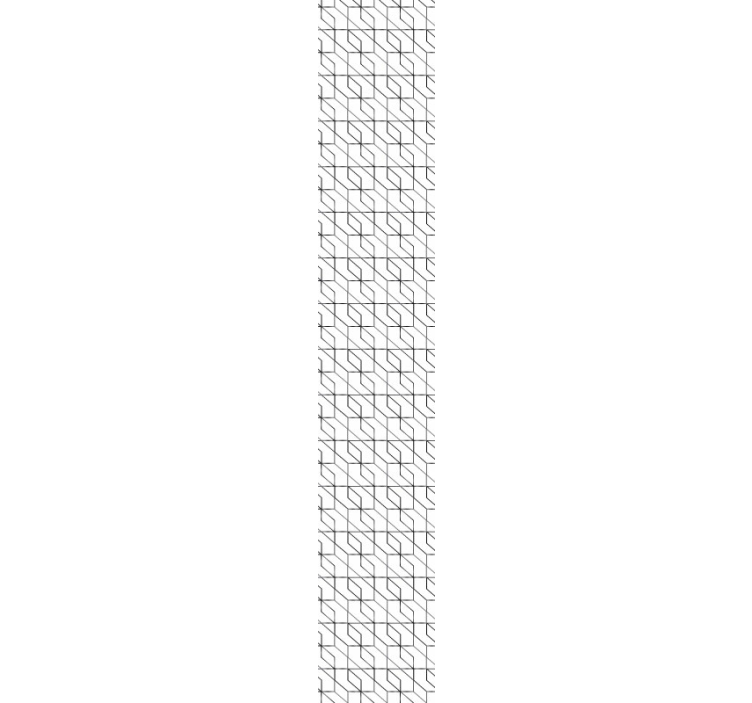 Geometriske kryssfigurer stue tapet - Tenstickers