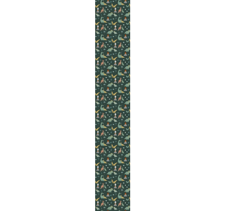 Dinosaurer, palmer og vulkaner tapet for barn - Tenstickers