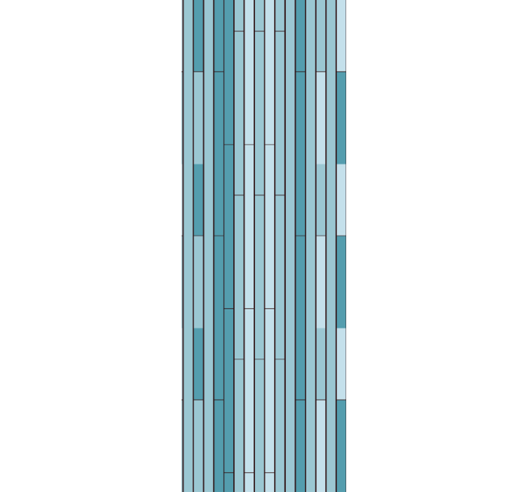 Geometrisk chic tapet trekant - Tenstickers