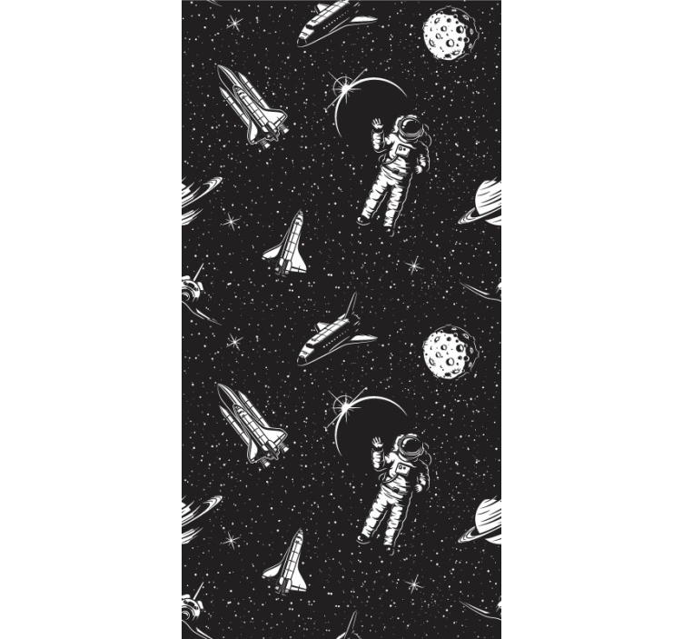 Astronaut i verdensrommet tapet - Tenstickers