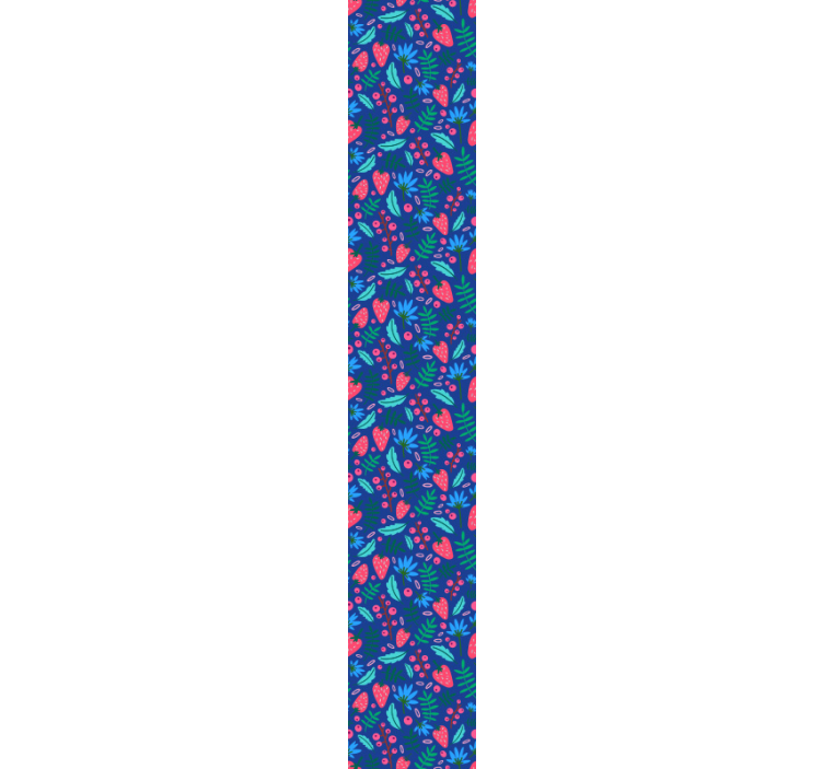 Botaniske blomstermønstre tapet grønne blader - Tenstickers