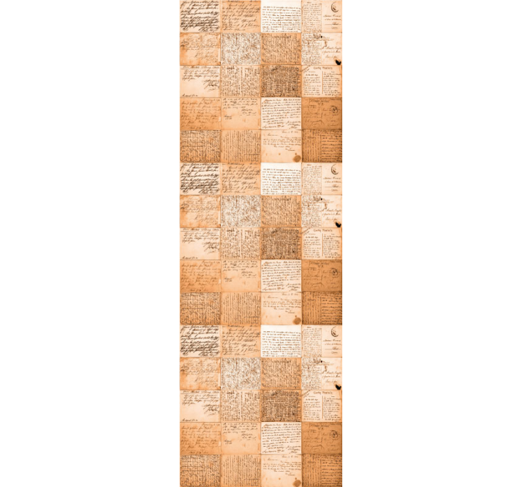 Gamle papirer vintage tapet - Tenstickers