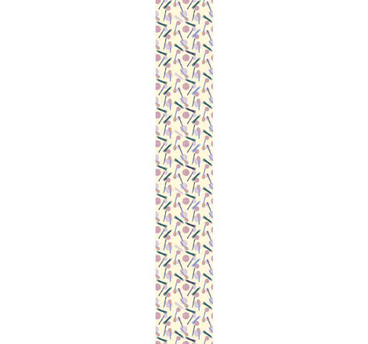 Fargerikt bestikk moderne tapet - Tenstickers