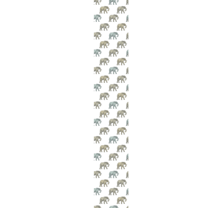 Realistiske dyr elefanter barn tapet - Tenstickers