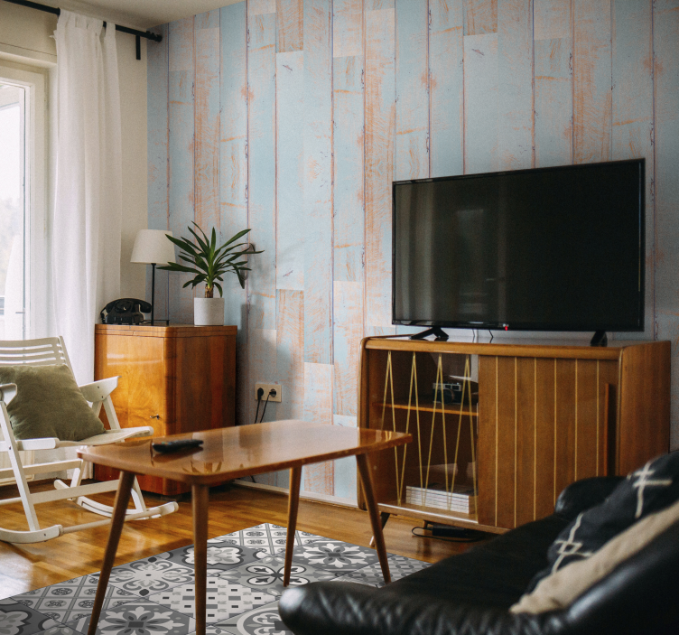 Tre tekstur tapet klar himmel - Tenstickers