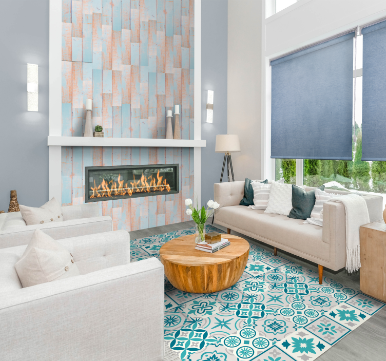 Tre tekstur tapet klar himmel - Tenstickers