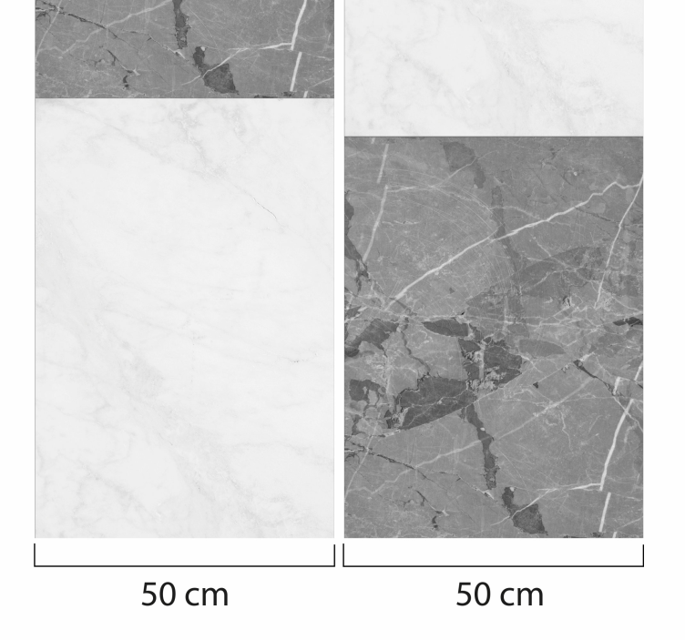 Elegant grå åring tapet marmor - Tenstickers